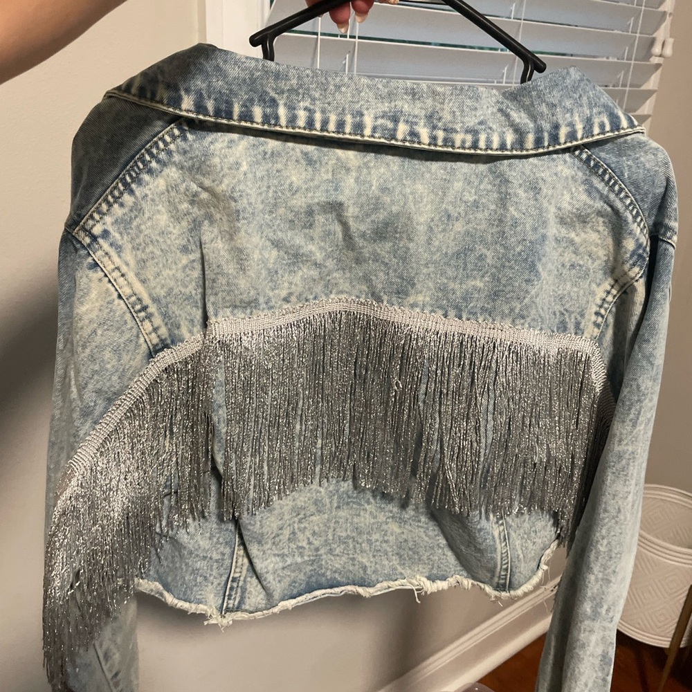 Fringe Denim Jacket
